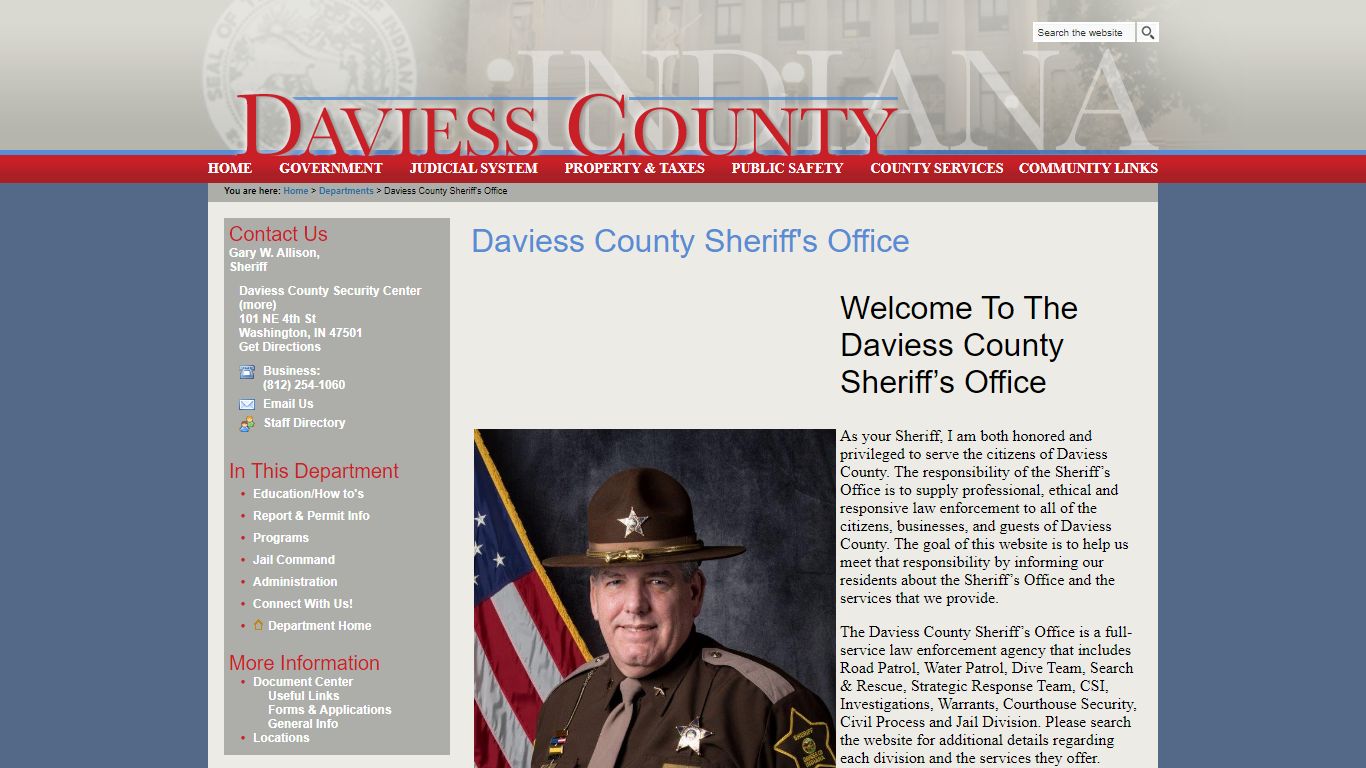 Daviess County, Indiana / Daviess County Sheriff's Office